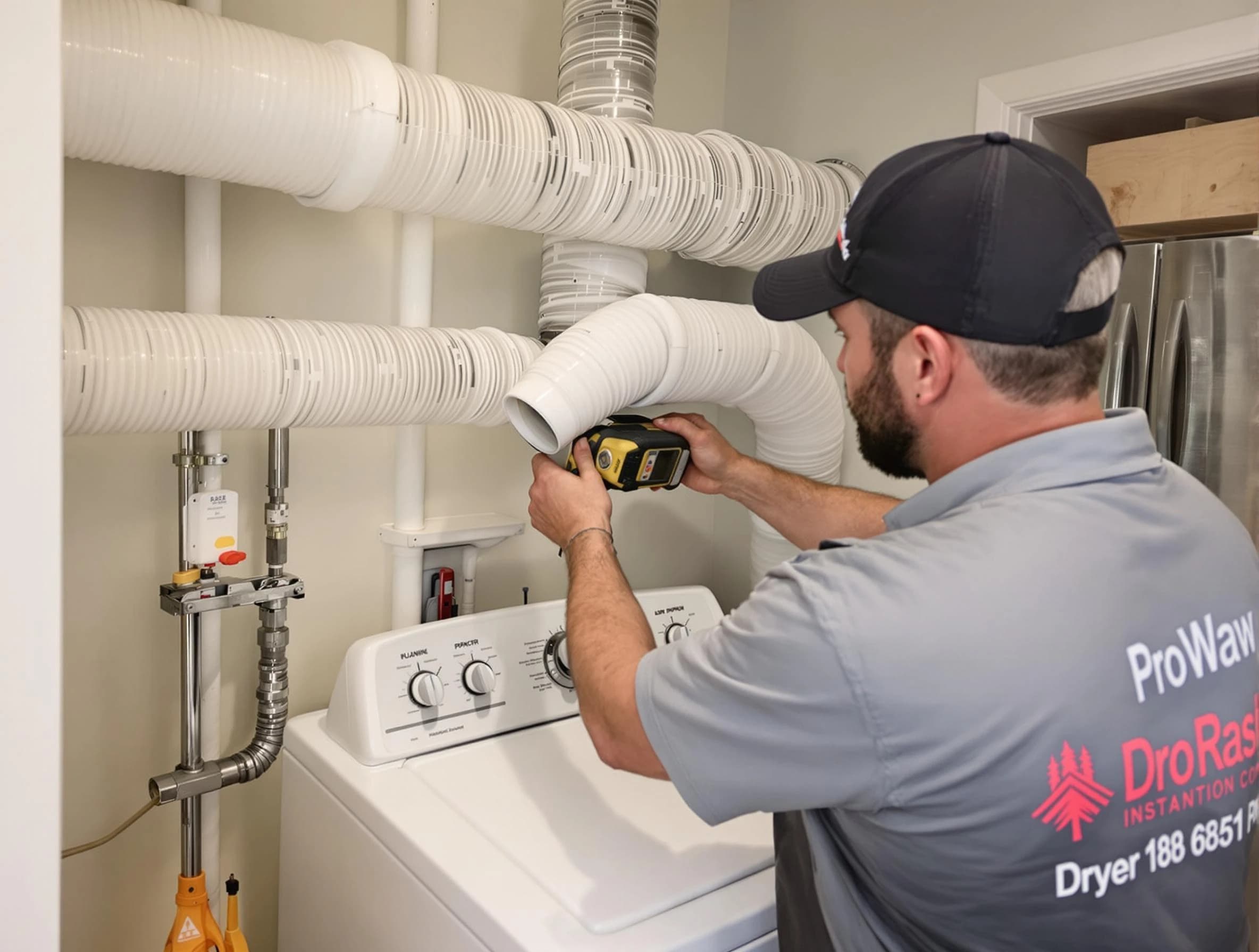 Professional dryer vent hose installation by Los Chaves Dryer Vent Cleaning in Los Chaves