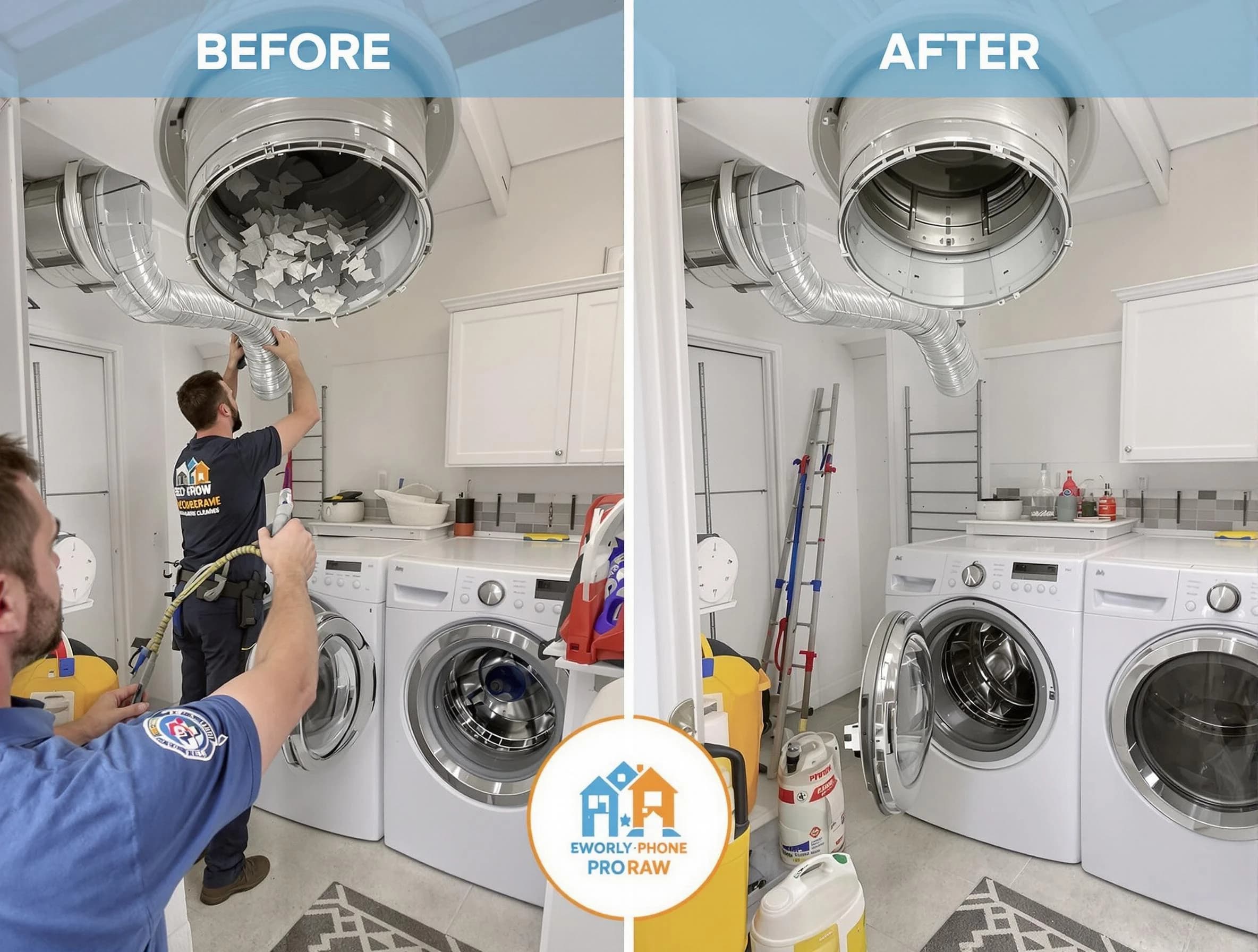 Residential dryer vent cleaning by Los Chaves Dryer Vent Cleaning in Los Chaves