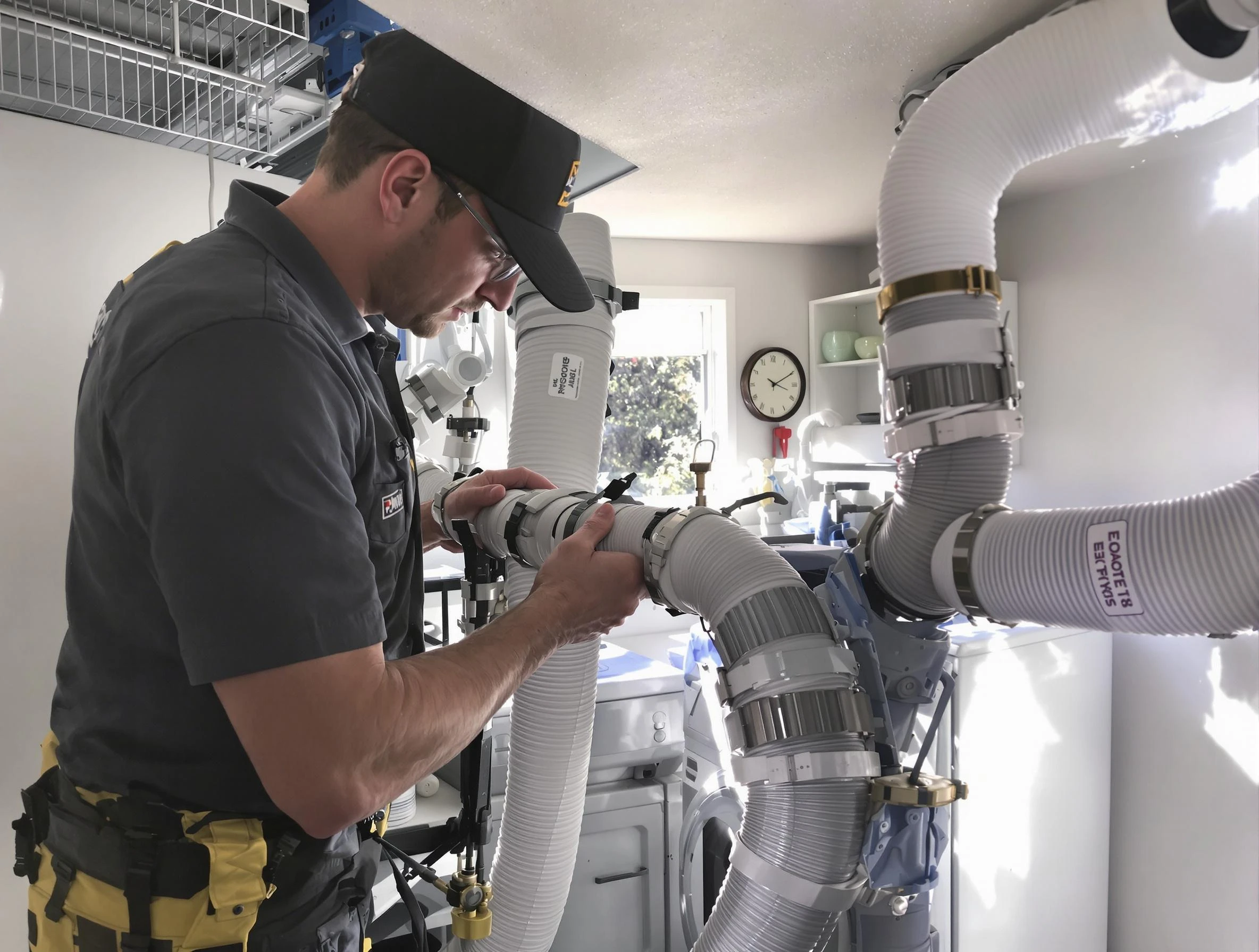 Dryer Vent Hose Installation in Los Chaves