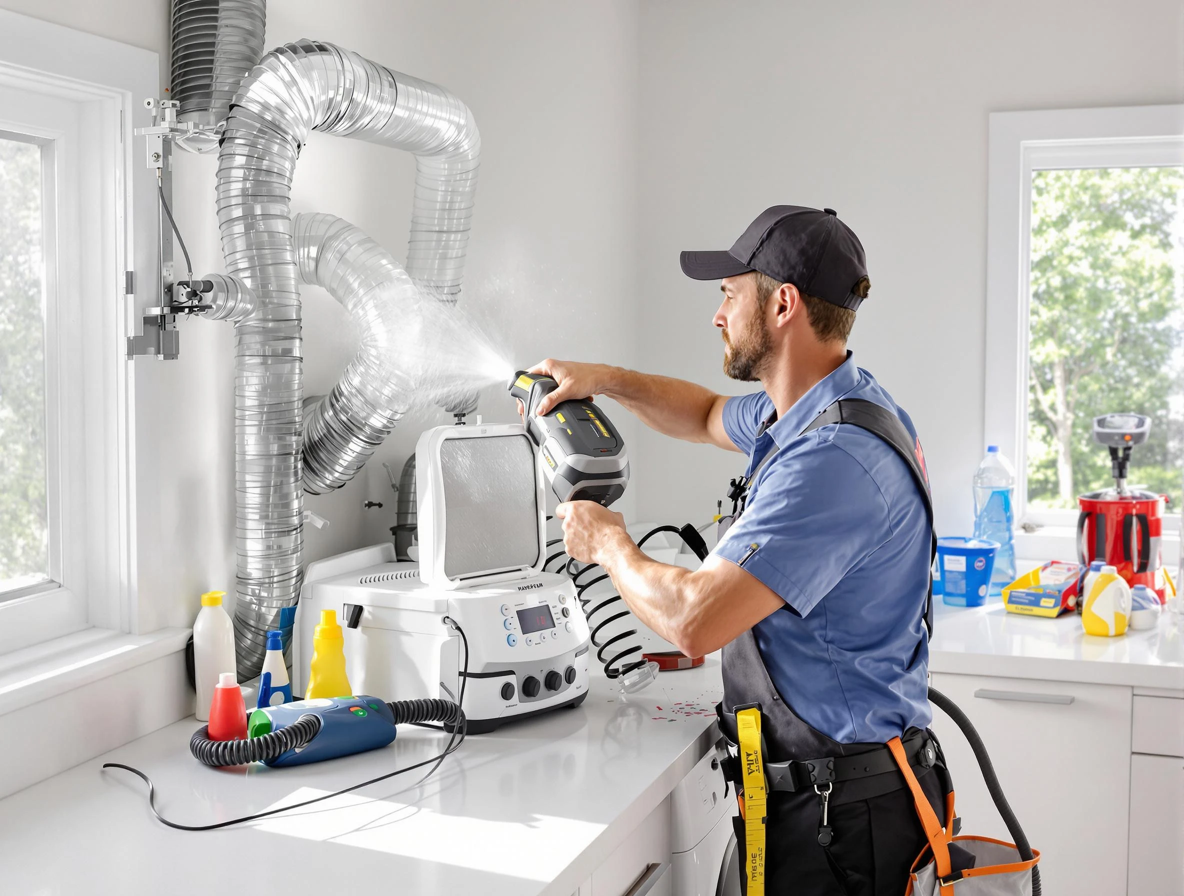 Residential Dryer Vent Cleaning in Los Chaves